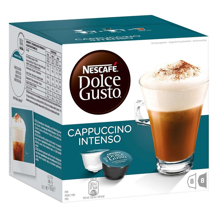 Кавові капсули NESCAFÉ Dolce Gusto Cappuccino, 3 упаковки по 16 капсул (48 шт.)
