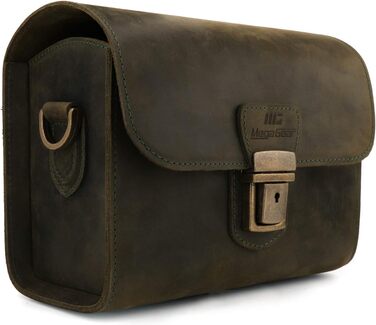 Чохол для камери MegaGear Pebble з натуральної шкіри для бездзеркальних, моментальних та DSLR камер (Зелений)