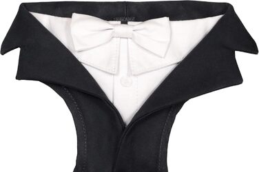 Нашийник для собак Croci Ceremony з дзвіночком для обручок, регульований, білий (чорний, L)