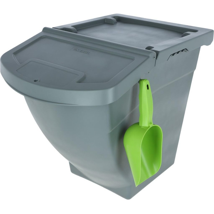 Kerbl Futterbox – Контейнер для корму, 60 літрів, з кришкою, пластик, 57,8×39×49 см