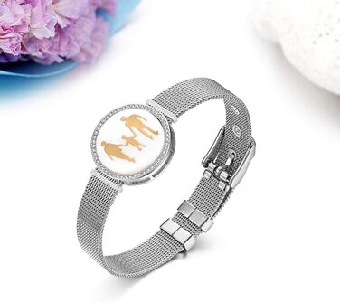Чоловічий браслет JewelryWe з ланцюгом-сіткою та хрестом, з нержавіючої сталі та гуми, регульований розмір, чорний/золотий/срібний, безкоштовна гравіювання (сім'я)