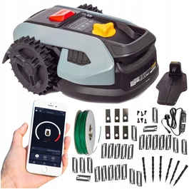 Робот-газонокосарка Riwall RRM 500 APP, ширина косіння 16 см