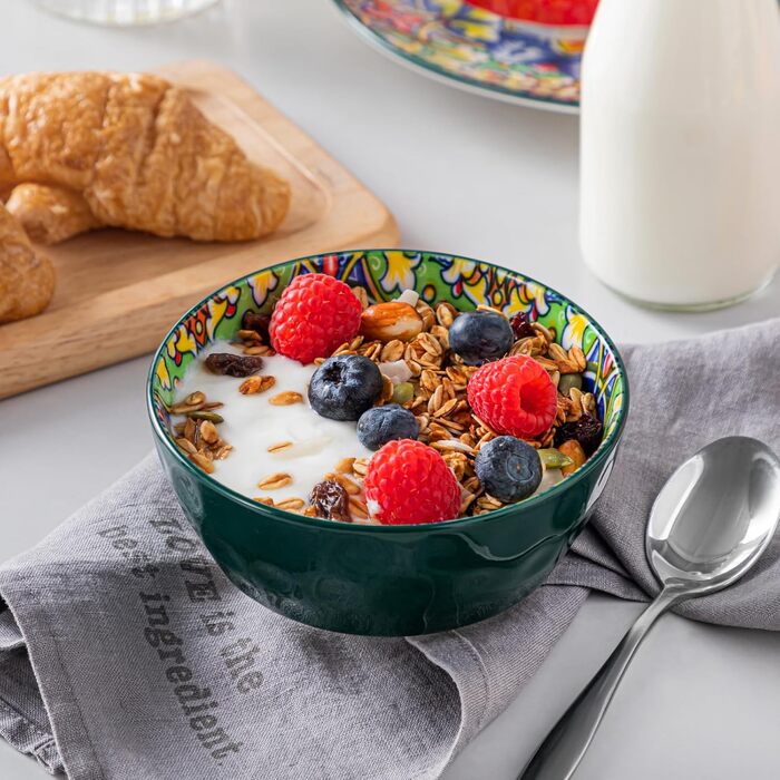 Набір керамічних мисок Vancasso SIMI (6 шт.) - миски для супу, салату, пасти, 360 мл