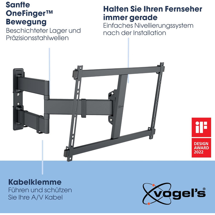 Настінна кріплення для телевізора Vogel's Comfort TVM 3645, 40-77