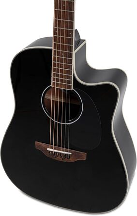 Акустична гітара Applause E Akustikgitarre Traditional Mid Cutaway (AED-96-5HG Black Gloss, Wood Classics E-Akustik)