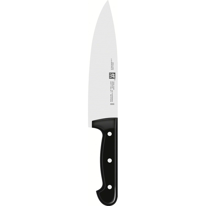 ZWILLING Twin Chef 8-Piece Knife Block Set - Stainless Steel Knives with Bamboo Block, Sharpening Steel & Scissors