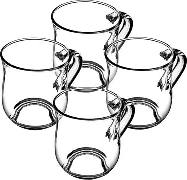 Набір склянок KADAX для чаю та кави (4 шт., 320 мл)