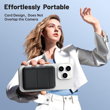 Power Bank Azmuth для iPhone з MagSafe, 10000mAh, бездротова зарядка, LED дисплей, білий/чорний