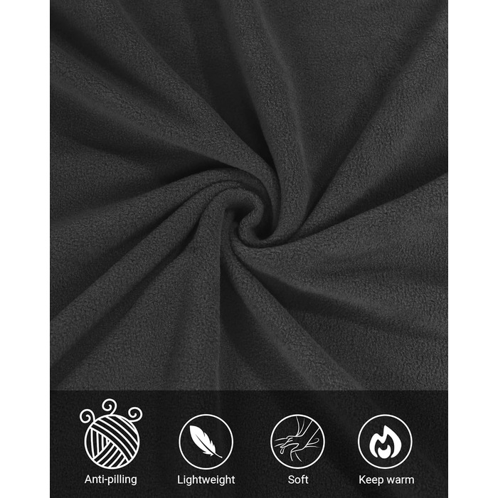 Флісова жилетка чоловіча Outdoor Ventures з довгими рукавами, тепла, вітронепроникна, з підкладкою, зимова жилетка, робоча жилетка для чоловіків з кишенями на блискавці (XL, Dim Gray)