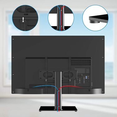Підставка для телевізора Suptek, поворотна, для LED, OLED, LCD екранів 26-55 дюймів, до 50 кг, VESA 400x400, TS202