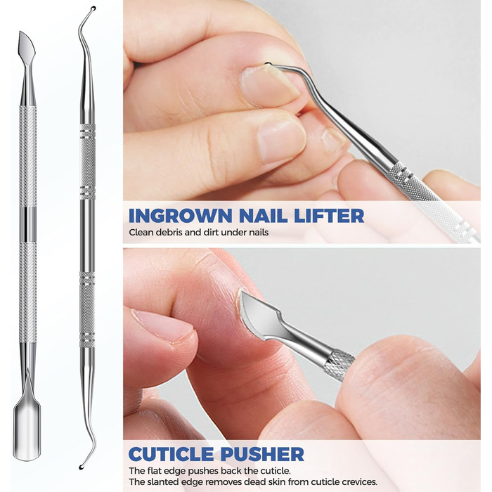 Ножиці для обрізання нігтів на ногах для літніх людей та чоловіків з широким отвором, довга ручка, гострі леза. Набір для педикюру