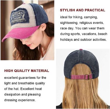 Кепка бейсболка Tuopuda Retro Vintage з регулюванням, унісекс, для літа