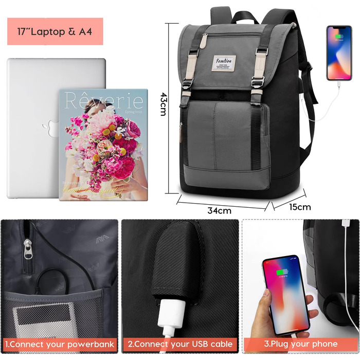 Жіночий рюкзак YAMTION 17