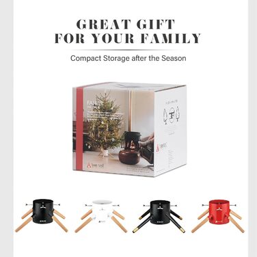 Підставка для ялинки Tree Nest - міцна та надійна, для ялин з діаметром стовбура до 15 см та висотою до 3,5 м. Білий колір, з резервуаром для води.