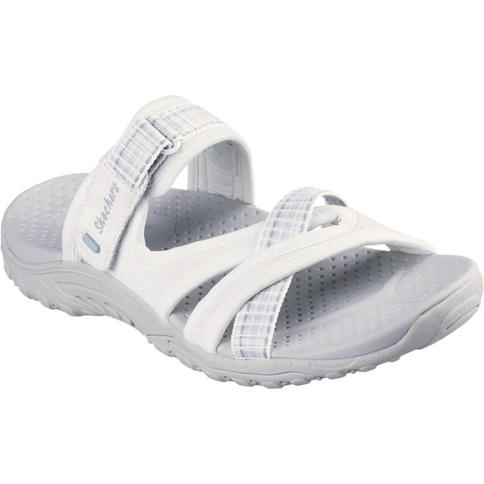 Сандалі Skechers Reggae Damen - білі слайдери 39 EU для жінок, Opulenter Garten