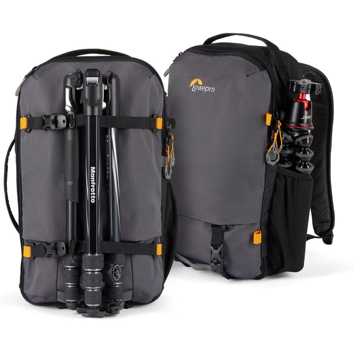 Рюкзак для камери Lowepro Trekker Lite BP 250, сірий, з винімним вкладишем, для беззеркальних камер Sony Alpha 7, з системою кріплення аксесуарів