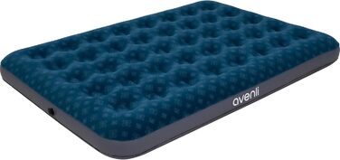 Надувний матрац для кемпінгу та дому AVENLI на 2 особи, 191x137x22 см, надувний, для відпочинку та гостей