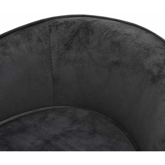 Софа для собак Dunkelgrau від vidaXL, 69x49x40 см: плюшеве ліжко та диванчик для собак та котів