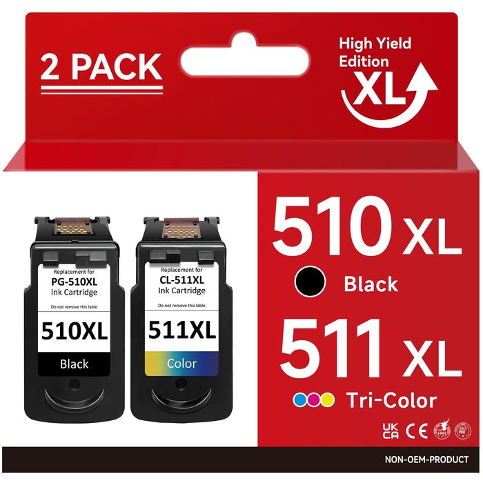 Картриджі Canon PG-510 та CL-511 XL (Multipack) — сумісні чорнильні картриджі для Canon Pixma MP230, MP280, MP495, MP270, MX360, MX420, iP2700, MP250