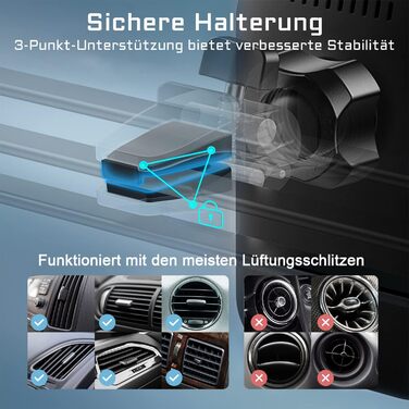 Автомобільний зарядний пристрій MagSafe 15W: бездротова підставка-тримач для iPhone 16/15/14/13/12 Pro Max