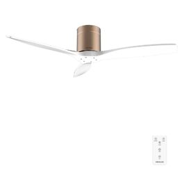 Стельовий вентилятор Cecotec EnergySilence Aero 5400 Classic 132 см, 40W, з пультом, 6 швидкостей, золотий/білий