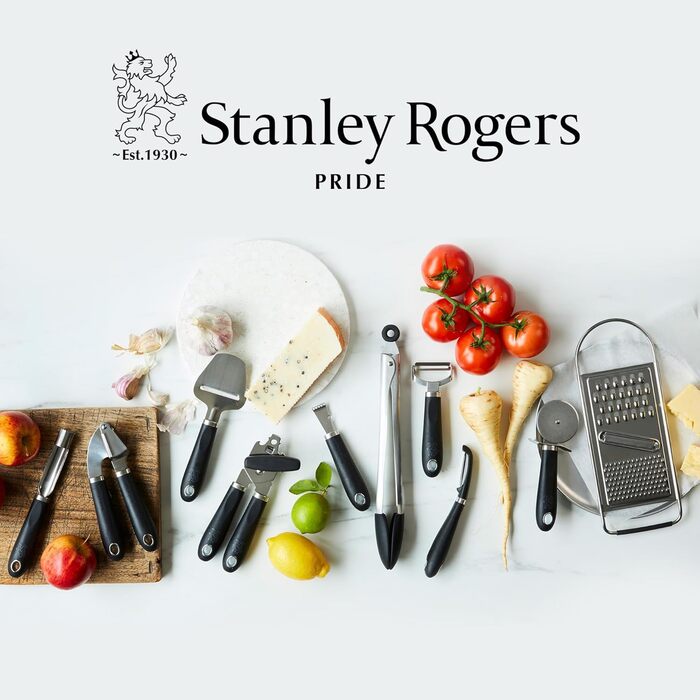 Пресс для часнику Stanley Rogers Knoblauchpresse Pride з нержавіючої сталі з ергономічною ручкою