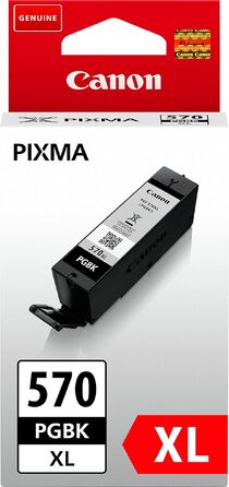 Оригінальний чорнильний картридж Canon PGI-570XL чорний (Black), пігментне чорнило, підвищена ємність XL