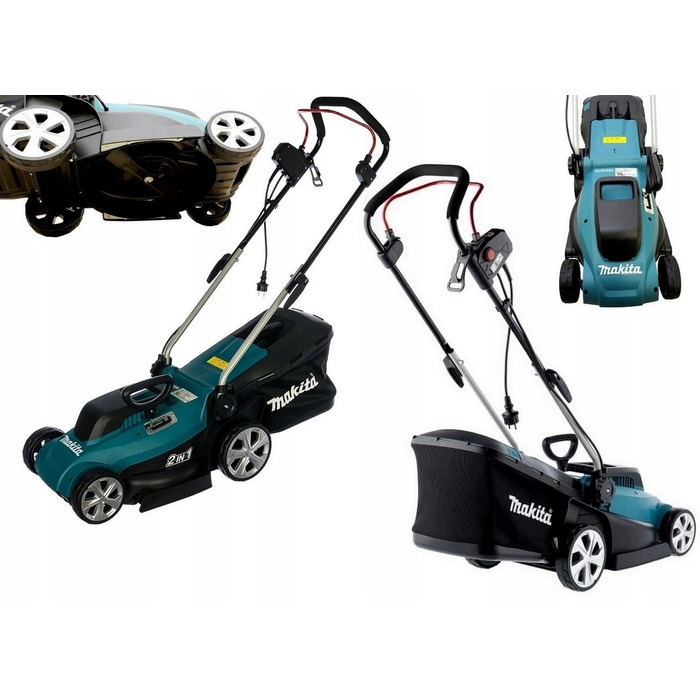 Електрична газонокосарка Makita ELM4120, 1600 Вт, 41 см