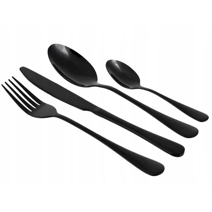 Набір столових приборів Martimar High Quality Black, 24 предмети
