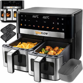 Аерофритюрниця MEMFLOW 10л 2200Вт з двома чашами