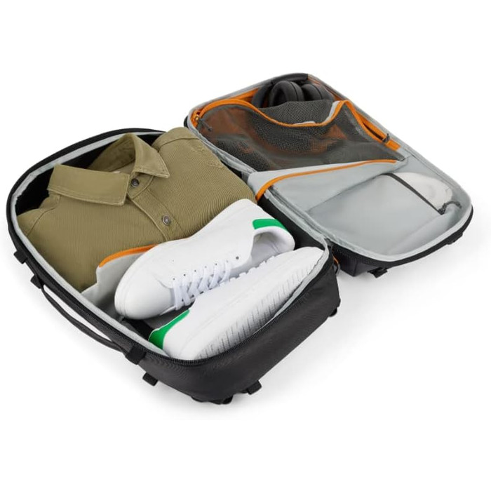 Рюкзак для камери Lowepro Trekker Lite BP 250 (Сірий), з винімним вкладишем, для бездзеркальних камер Sony Alpha 7, з системою кріплення аксесуарів