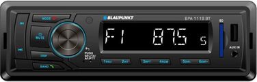 Автомагнітола Blaupunkt BPA1119BT 1 DIN з Bluetooth, USB, чорна