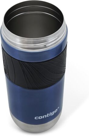 Contigo Byron Snapseal Stainless Steel Travel Mug - Leakproof, Insulated Coffee Cup - 590ml, BPA-Free