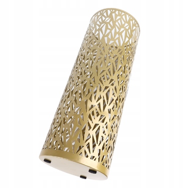 Металевий підставка-парасольниця, кругла/трикутна, золотиста, великий розмір