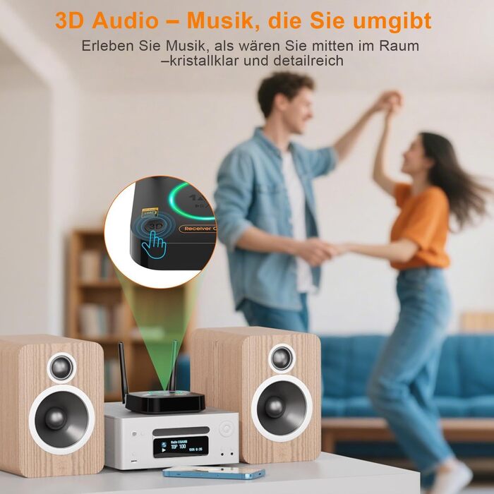 Bluetooth-ресивер 1Mii B06Ultra з підтримкою LDAC для стереосистем та Hi-Fi аудіо адаптер