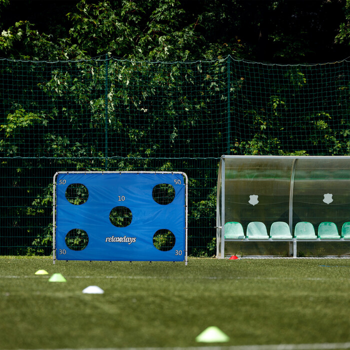 Relaxdays Large Football Goal with Goal Net