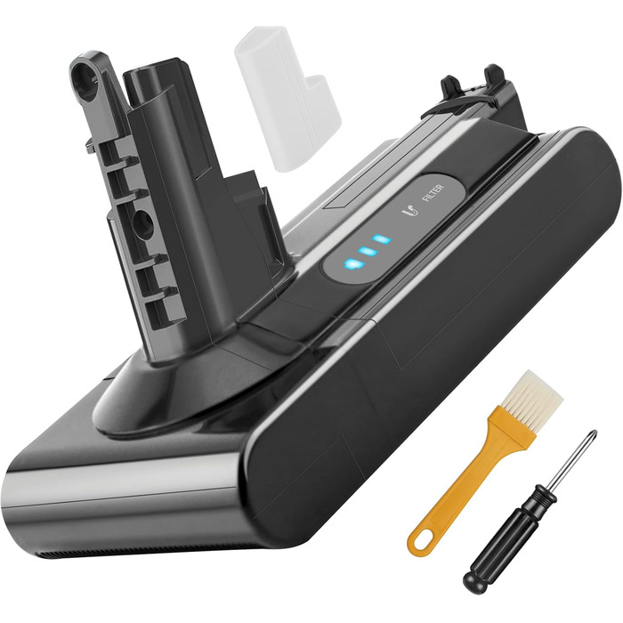Акумулятор для пилососа Dyson V10, 7200mAh, замінний, сумісний з V10 Animal, Absolute, Fluffy, Motörhead, Total Clean