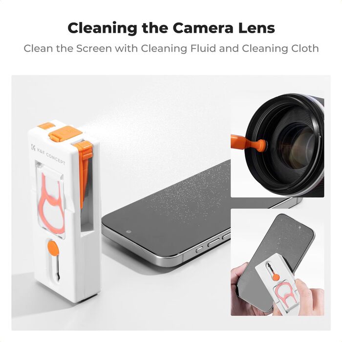 Набір для чищення електроніки K&F Concept 11 в 1: Airpods, клавіатури, ноутбуки, навушники, телефони, камери
