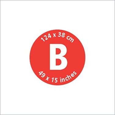 Гладильна дошка Brabantia Bügelbrett B для парогенераторів, 124 x 38 см, чорна