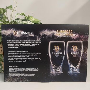 Набір з двох склянок Guinness Six Nations, 500 мл