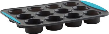 Trudeau 12-cavity Silicone Muffin Mold Tropical (05115197TG)