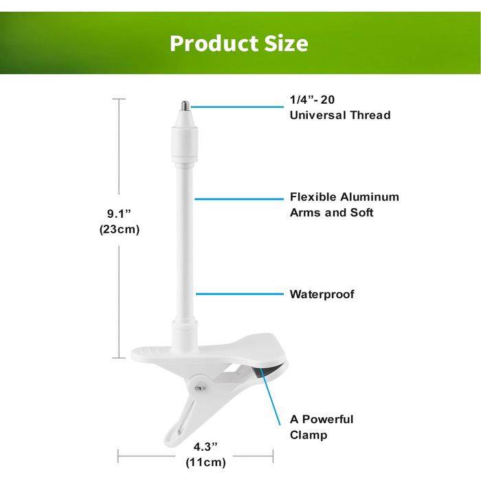 Держатель для дитячого монітора Lonnky 7.1' - сумісний з Vtech, Eufy, ANMEATE та іншими, регульований кріплення для ліжечка та стіни