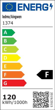 LED вуличне освітлення Kingwen 40W: сучасна панельна настінна лампа з поворотним механізмом 360°, IP65, чорна, для гаража, тераси, тепле світло