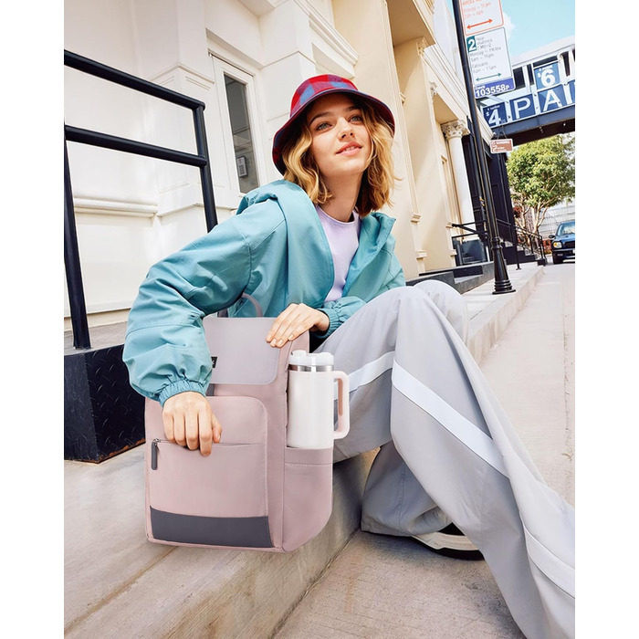 LOVEVOOK Рюкзак для підліток, дівчаток, водонепроникний, з відділенням для ноутбука 15.6