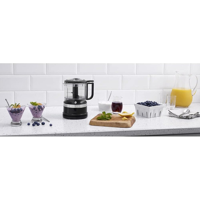 KitchenAid 5KFC3516EOB, Mini-Food-Processor, Great for Chopping, Preparing Dressings and Sauces, Onyx Black Single
