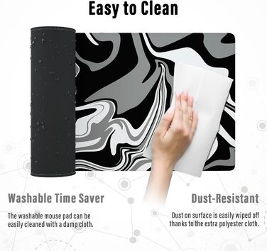 Ігрова мишка Pad Ovenbird з картою, XL, 80 x 30 см, чорний