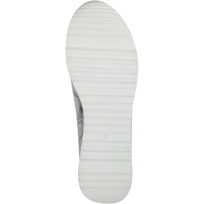 Жіночі кросівки Marco Tozzi, срібні, на шнурівці, веганські, 39 EU