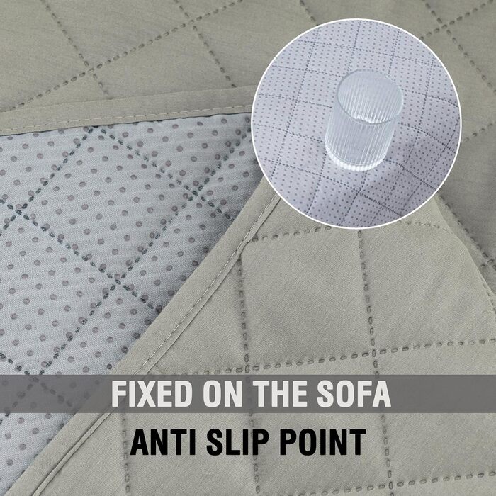 Водонепроникний килимок для собак середнього розміру 77 x 178 см, килимок для собак, захист дивану, м'який і пухнастий, захисний килимок для дивану, котячий килимок, Французький горіх