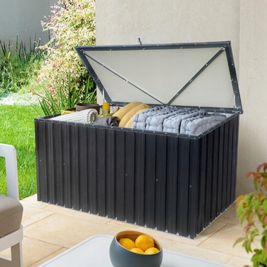 Металевий садовий бокс для зберігання Corciano, 1300 л, 183x88.6x94 см, для тераси та балкона