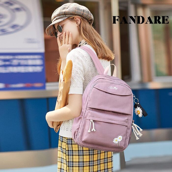 Рюкзак FANDARE для школи, подорожей та повсякденного використання (Lila)